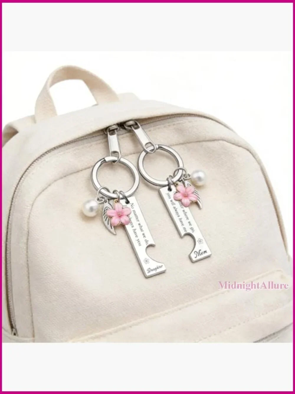 Mom Daughter Keychain Gift from Daughter for Mother Birthday Christmas